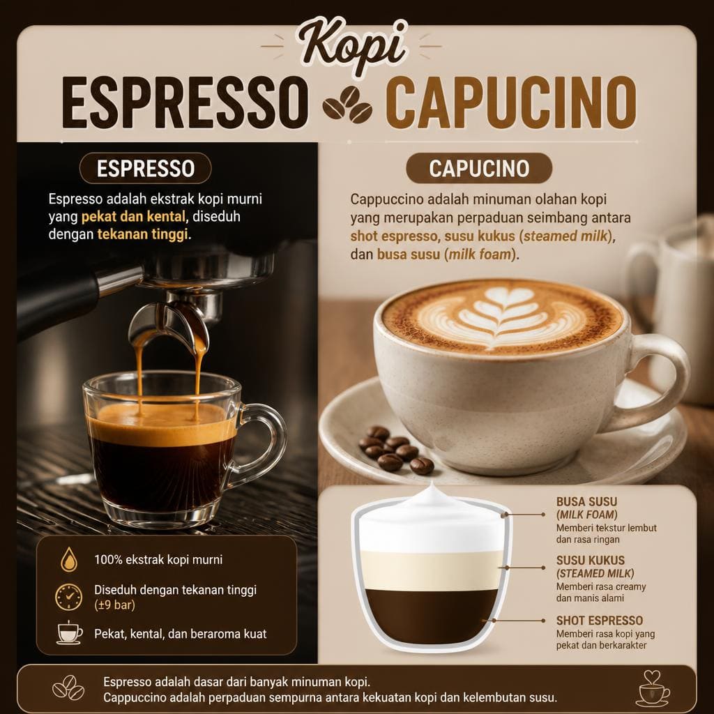 Kopi Espresso Capucino di Solong Coffee
